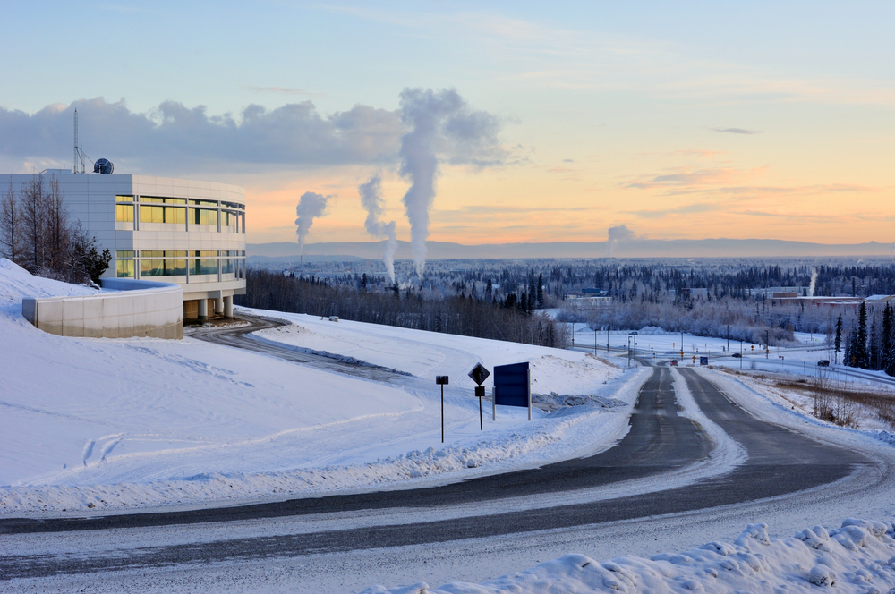 View from University of Alaska Fairbanks.