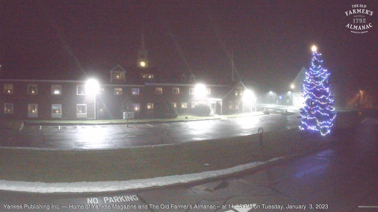 Live webcam image of Dublin, New Hampshire from The Old Farmer's Almanac