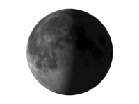 Image of last quarter moon